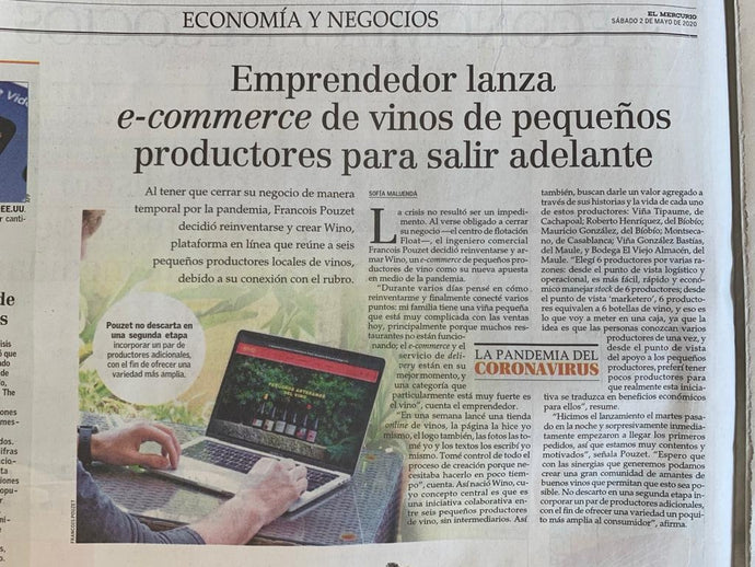 Entrevista en El Mercurio